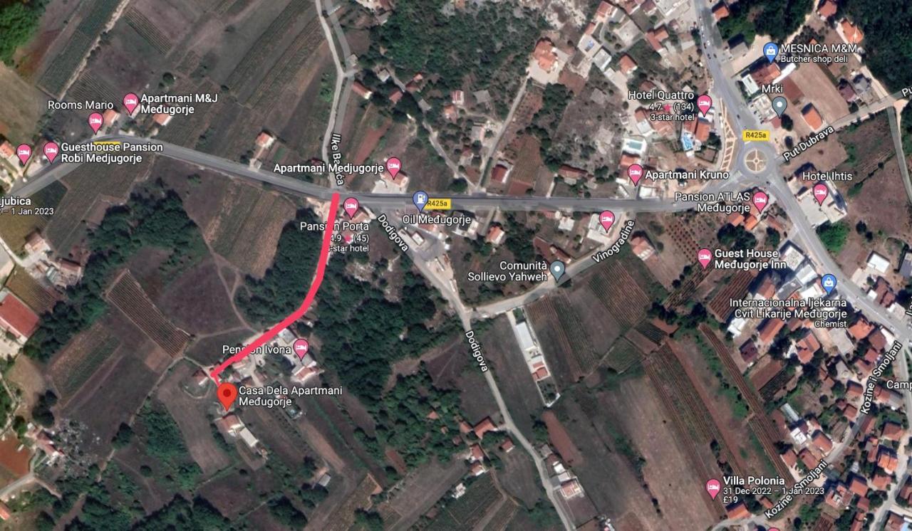 Casa Dela - Medjugorje Acomodação com café da manhã Exterior foto